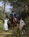 El encuentro en el Bosque Heywood Hardy montando a caballo